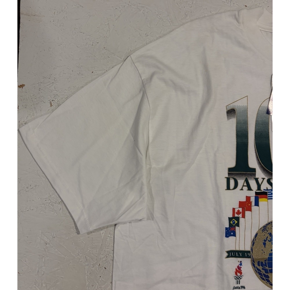 New Vintage 1996 Atlanta Olympics Single Stitched T-Shirt Size 2XL Olympiad XXVI - Picture 4 of 10